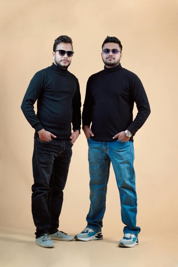 Symbol Premium Men's Slim Fit Stretchable Jeans | Casual Denim | Cotton Stretch | Fashion Shades of Black & Blue (Available in Plus Size)